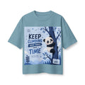Keep Climbing Panda Tee — Inspirational Women’s Graphic T-Shirt