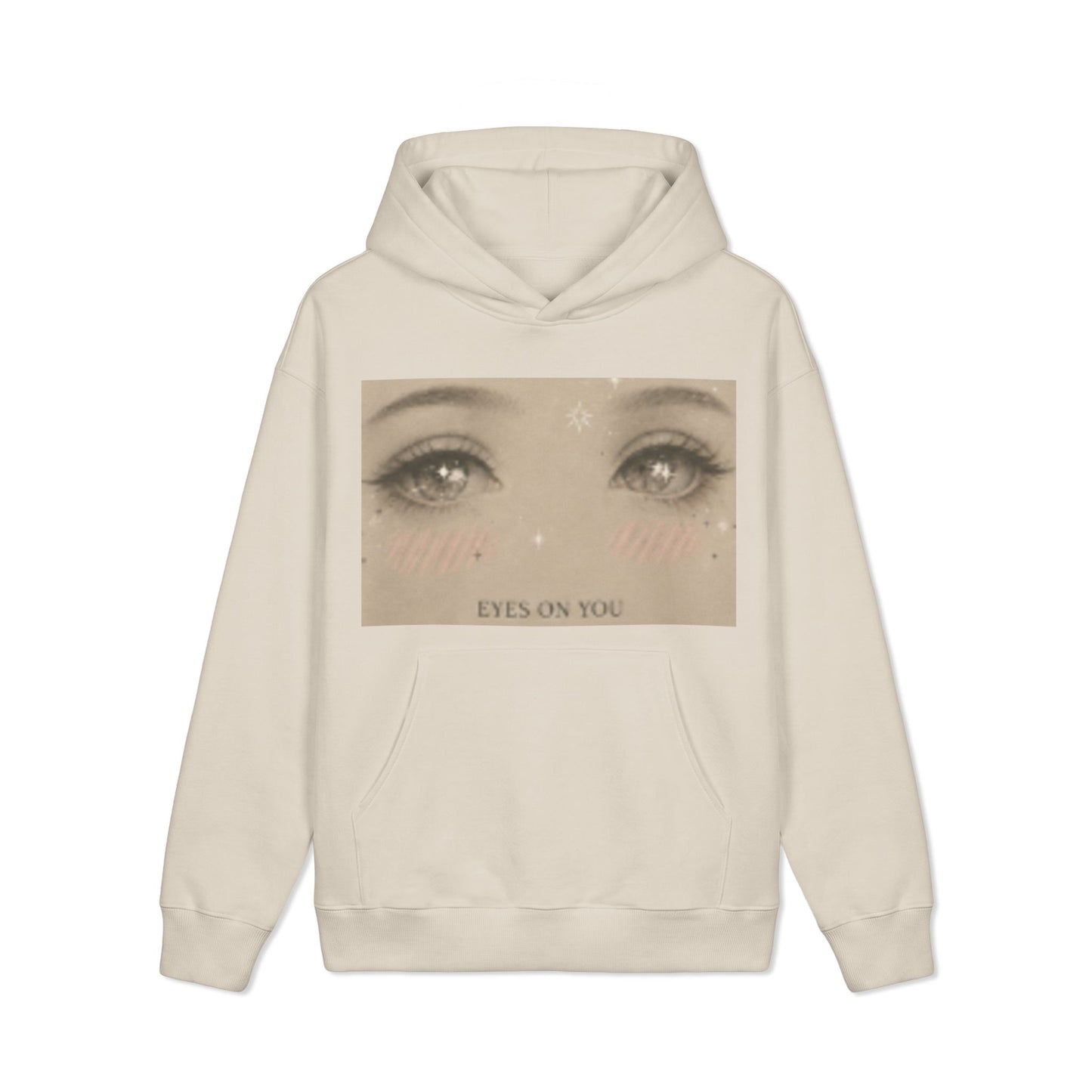 Eyes On You Hoodie — Vintage Anime Eyes Graphic Pullover